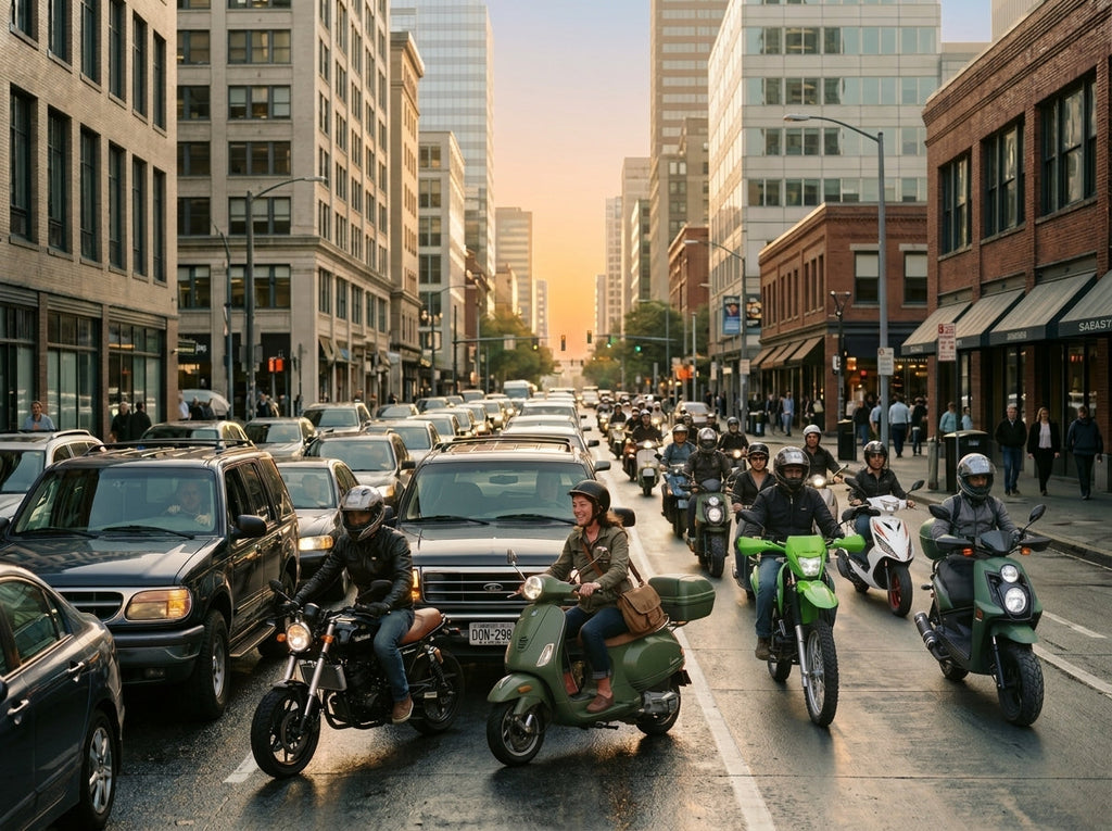 The Commuter Shift: Why Everyone Is Swapping Gas Guzzlers for Gas Mopeds