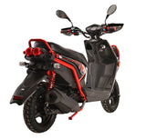 Supermach Rocket 150cc Scooter Street Gas Moped Adult 12" Aluminum Wheels