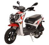 Supermach Rocket 150cc Scooter Street Gas Moped Adult 12" Aluminum Wheels