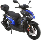 HHH Spider 200 EFI Scooter | Clash 200cc Deluxe Gas Powered Street Scooter