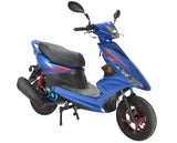HHH Tank-150 Gas Moped Scooter | 150cc Automatic Adult Bike with 12" Aluminum Wheels