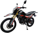 HHH Hawk DLX 250 EFI Enduro Dirt Bike | 250cc Fuel Injection Motorcycle, 5-Speed Manual