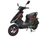 HHH Tank-150 Gas Moped Scooter | 150cc Automatic Adult Bike with 12" Aluminum Wheels