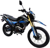 HHH Hawk DLX 250 EFI Enduro Dirt Bike | 250cc Fuel Injection Motorcycle, 5-Speed Manual